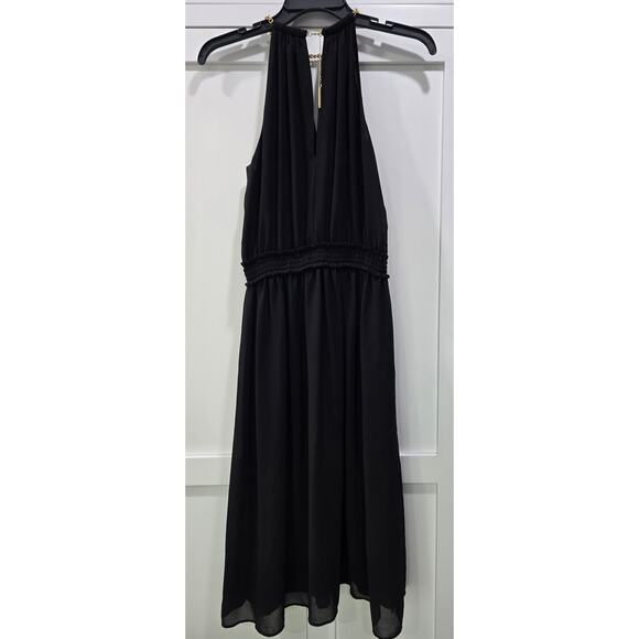 Michael Kors Black Chain-Neck Halter Dress – Size 2 - Picture 6 of 16